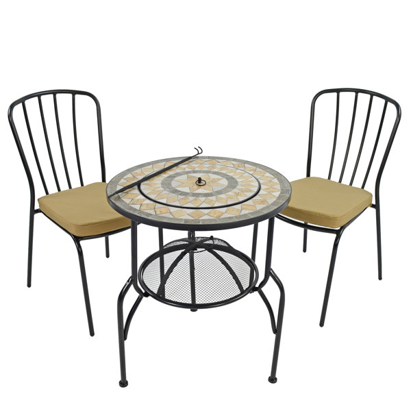 Hexagon Fire Pit Tables And Chairs Wayfair.co.uk